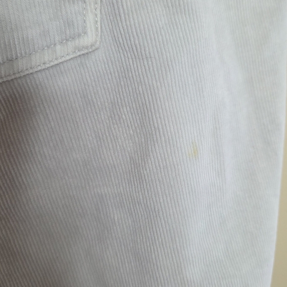 Madewell Light Gray Cali Demi Bootcut Corduroy Cropped Button Fly Pants Size 36 - Picture 4 of 7